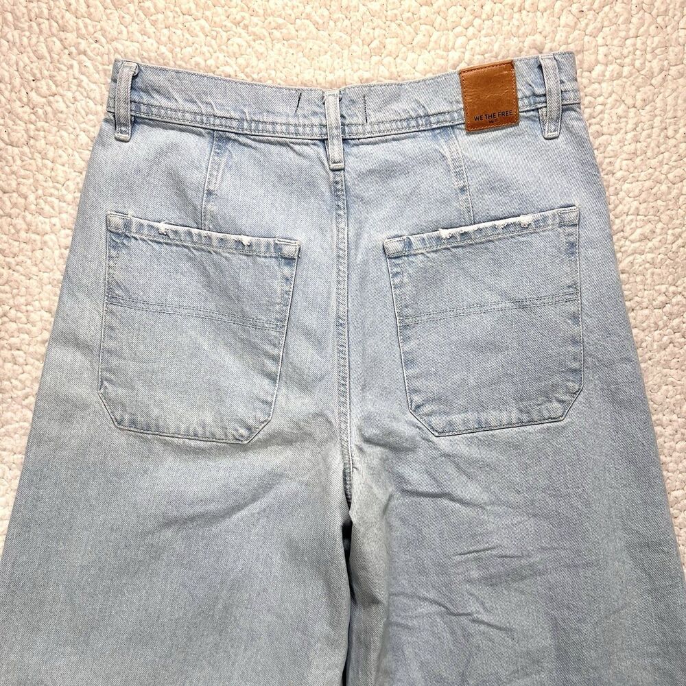 We The Free Jeans‎ Women’s 29 (30x27) Wide Leg Boho Festival Modern Casual - Picture 3 of 12